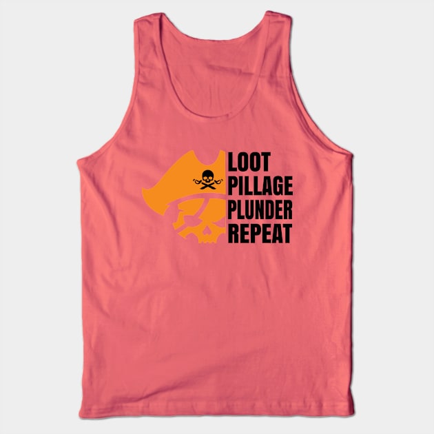 Loot Pillage Tank Top by Teamtsunami6